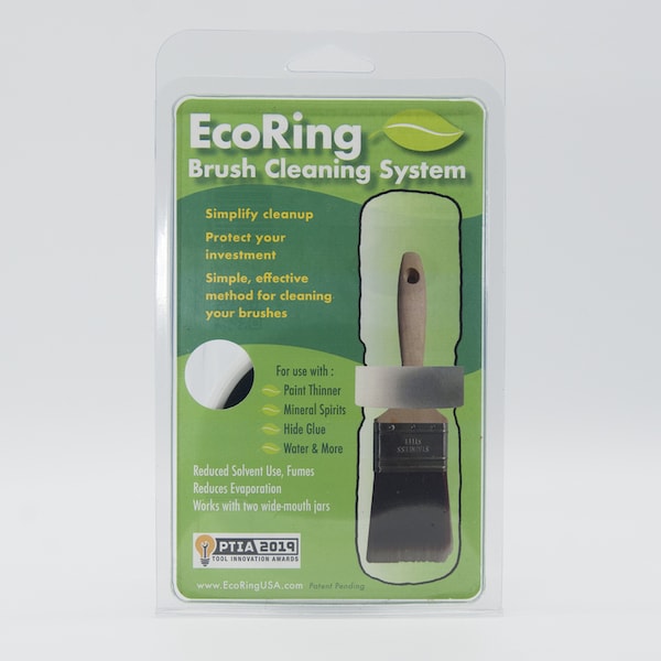 Ecosimple EcoRing 5 in. W X 8.5 in. L Black/White Plastic Paint Brush Cleaning Tool 2001 - main